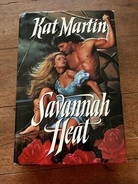 Kat Martin "Savannah Heat" 1993 Hardcover vintage